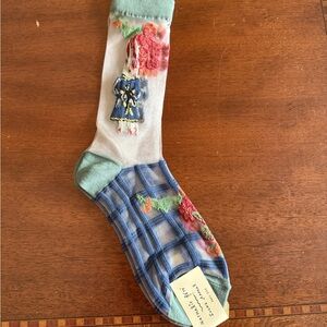 Nathalie lete bunny argyle socks